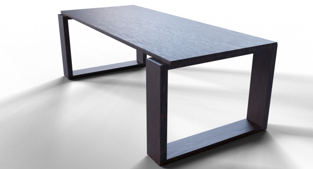 Wenge Hardwood Table preview image 3